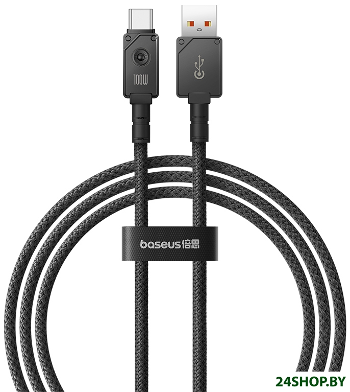 Кабель Baseus Unbreakable Series USB Type-A - USB Type-C (1 м, черный) Кабель Baseus Unbreakable Series USB Type-A - USB Type-C (1 м, черный)