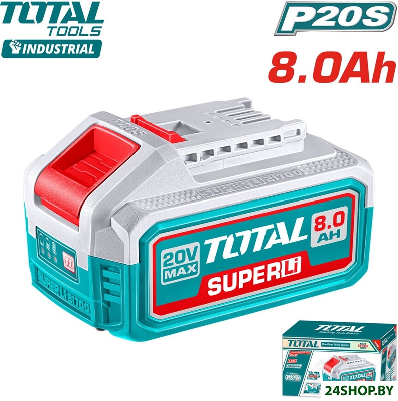 Аккумулятор Total TFBLI2108 (20В/8 Ah) Аккумулятор Total TFBLI2108 (20В/8 Ah)