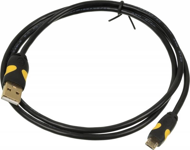 Кабель USmooth Connector USB A (m)/micro USB B (m) 1м (позолоченные контакты) Кабель USmooth Connector USB A (m)/micro USB B (m) 1м (позолоченные контакты)