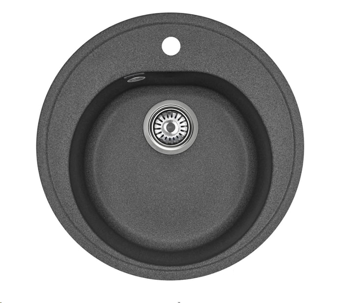 Кухонная мойка Gran-Stone GS-02 (309 темно-серый) Кухонная мойка Gran-Stone GS-02 (309 темно-серый)