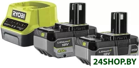Аккумулятор с зарядным устройством Ryobi RC18120-240X 5133005092 (2x18В/4 Ah + 18В) Аккумулятор с зарядным устройством Ryobi RC18120-240X 5133005092 (2x18В/4 Ah + 18В)