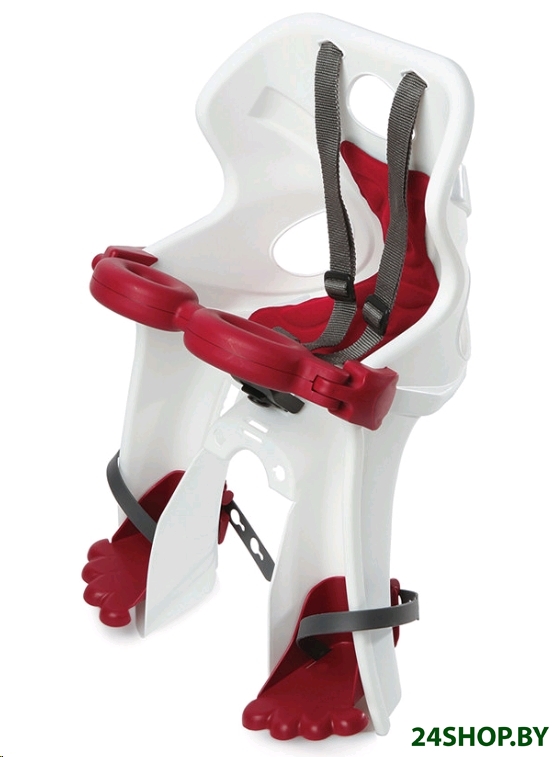 Велокресло детское переднее Bellelli Freccia Standard B-Fix white (RR17130) Велокресло детское переднее Bellelli Freccia Standard B-Fix white (RR17130)