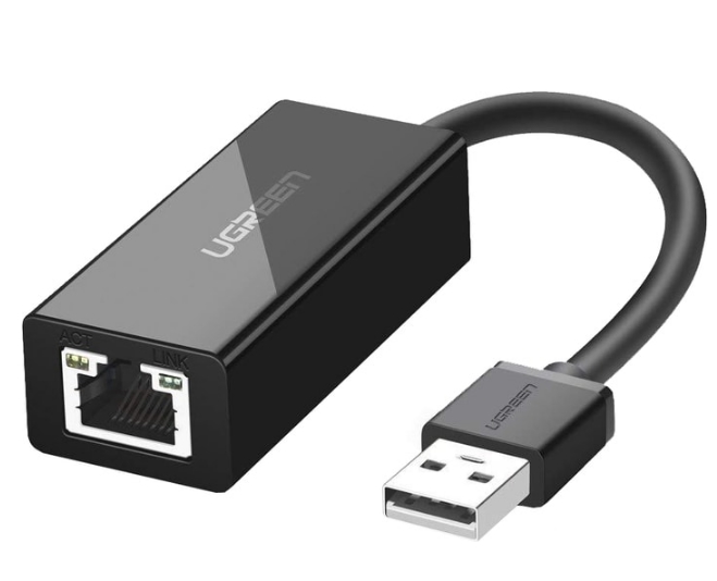 Сетевой адаптер UGREEN CR110 20254 Black Сетевой адаптер UGREEN CR110 20254 Black