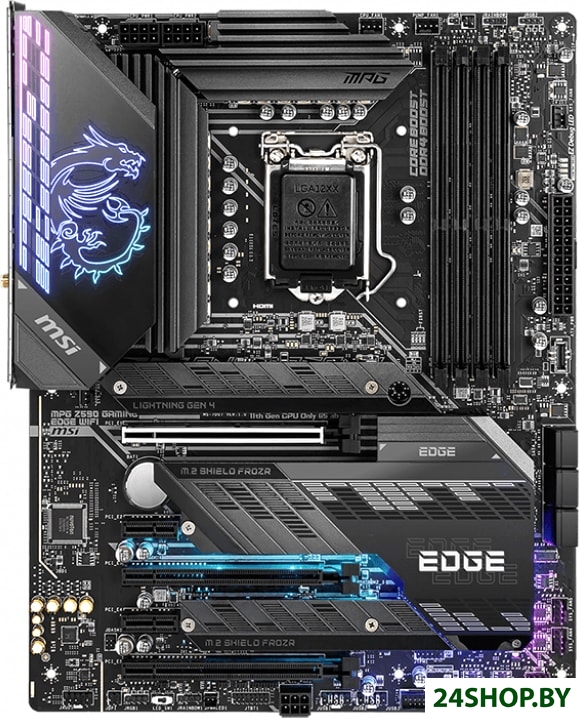 Материнская плата MSI MPG Z590 Gaming Edge WiFi Материнская плата MSI MPG Z590 Gaming Edge WiFi