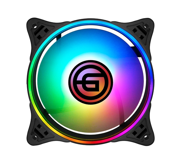 Вентилятор для корпуса Ginzzu RGB 12F4 S (17564) Вентилятор для корпуса Ginzzu RGB 12F4 S (17564)