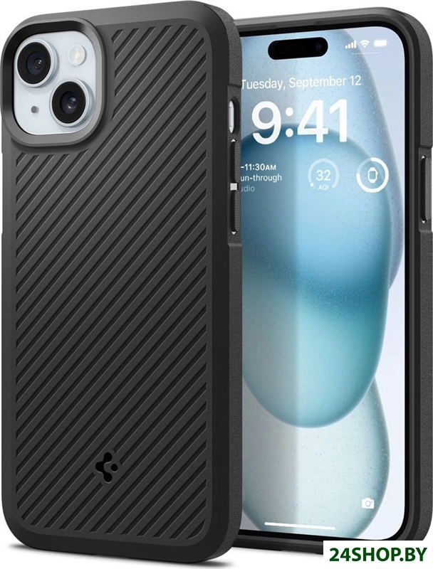 Чехол для телефона Spigen Core Armor для iPhone 15 ACS06479 (черный) Чехол для телефона Spigen Core Armor для iPhone 15 ACS06479 (черный)