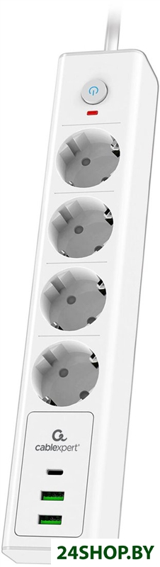 Сетевой фильтр Cablexpert Exnovo EXN-4-CU2-W-2 Сетевой фильтр Cablexpert Exnovo EXN-4-CU2-W-2