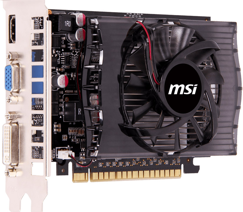 Видеокарта MSI GeForce GT 730 4GB DDR3 (N730-4GD3) Видеокарта MSI GeForce GT 730 4GB DDR3 (N730-4GD3)