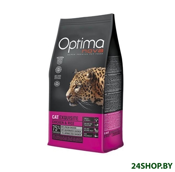 Сухой корм для кошек Optimanova Cat Exquisite Chicken and Rice (2 кг) Сухой корм для кошек Optimanova Cat Exquisite Chicken and Rice (2 кг)