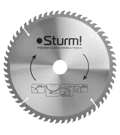 Пильный диск Sturm 9020-250-32-60T Пильный диск Sturm 9020-250-32-60T