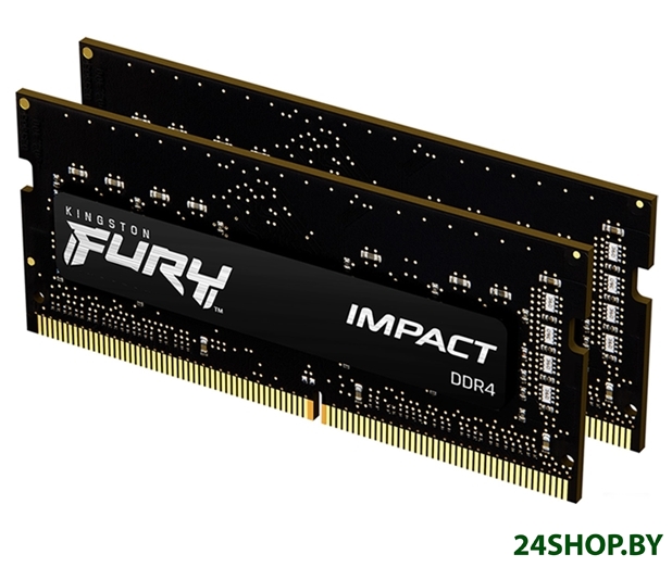 Оперативная память Kingston FURY Impact 2x8GB DDR4 SODIMM PC4-25600 KF432S20IBK2/16 Оперативная память Kingston FURY Impact 2x8GB DDR4 SODIMM PC4-25600 KF432S20IBK2/16
