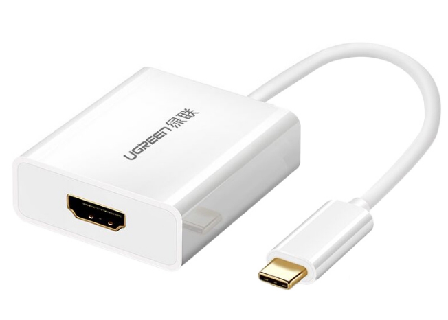 Адаптер UGREEN 40273 Type C - HDMI White Адаптер UGREEN 40273 Type C - HDMI White