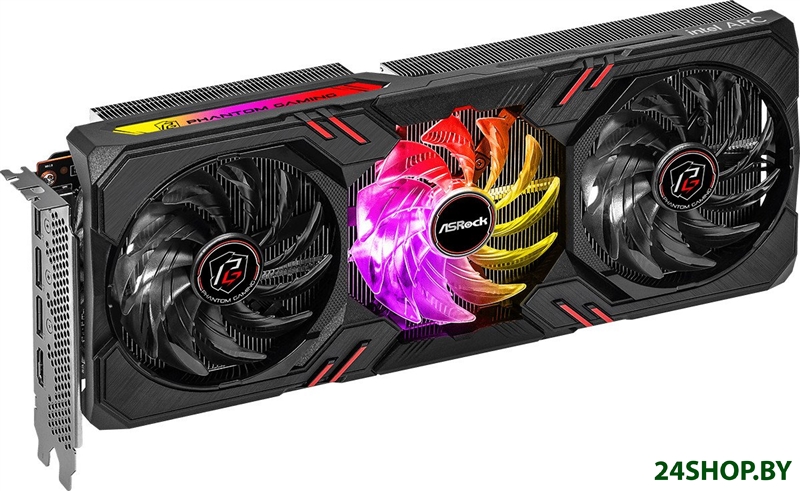 Видеокарта ASRock Intel Arc A770 Phantom Gaming 16GB OC A770 PG 16GO Видеокарта ASRock Intel Arc A770 Phantom Gaming 16GB OC A770 PG 16GO