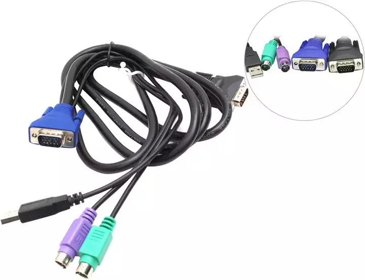 Кабель D-Link KVM-401 Кабель D-Link KVM-401