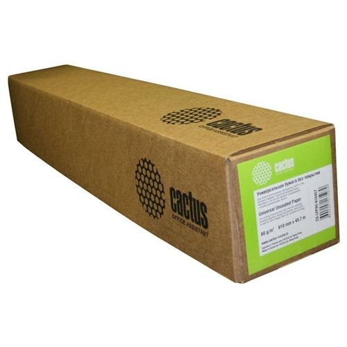 Офисная бумага Cactus для струйной печати А0 80 г/кв.м. (CS-LFP80-914457) Офисная бумага Cactus для струйной печати А0 80 г/кв.м. (CS-LFP80-914457)
