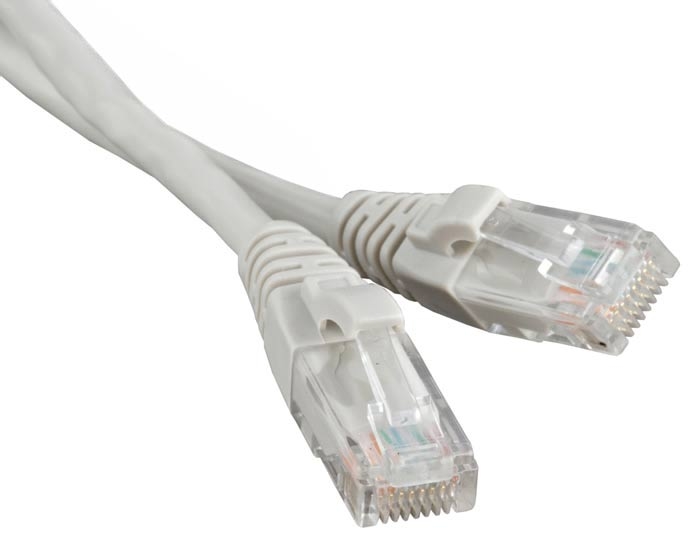 Кабель Patch-cord 5E 0,3 м (серый) Кабель Patch-cord 5E 0,3 м (серый)