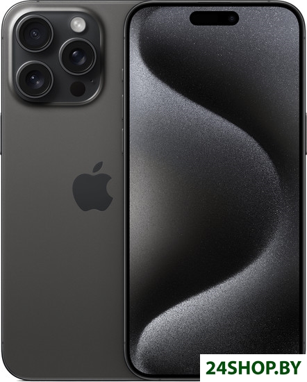 Смартфон Apple iPhone 15 Pro Max 256GB (черный титан) Смартфон Apple iPhone 15 Pro Max 256GB (черный титан)