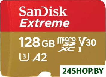 Карта памяти SanDisk Extreme SDSQXAA-128G-GN6MA microSDXC 128GB Карта памяти SanDisk Extreme SDSQXAA-128G-GN6MA microSDXC 128GB