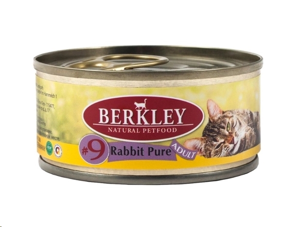 Корм для кошек Berkley с мясом кролика (100 г) Корм для кошек Berkley с мясом кролика (100 г)