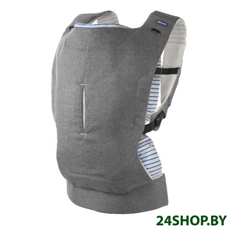 Переноска-кенгуру Chicco Myamaki Complete Grey Stripes (04079477370000) Переноска-кенгуру Chicco Myamaki Complete Grey Stripes (04079477370000)