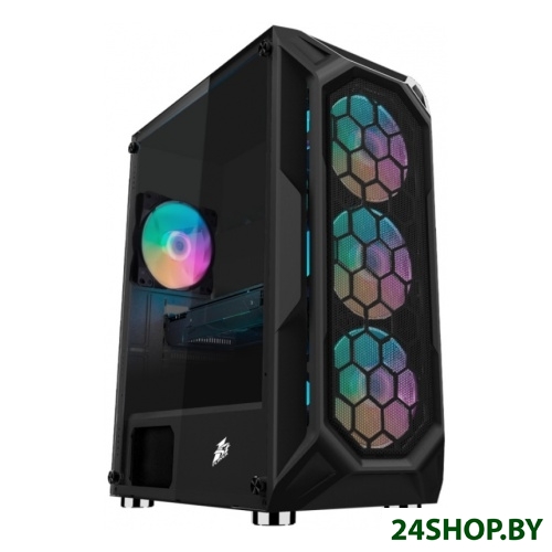 Корпус 1stPlayer FIREBASE X6 X6-3G6P-1G6 Black Корпус 1stPlayer FIREBASE X6 X6-3G6P-1G6 Black