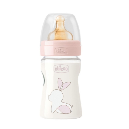 Бутылочка Chicco Original Touch Girl 150 мл (0м+) (с латексной соской) (00027610100000) Бутылочка Chicco Original Touch Girl 150 мл (0м+) (с латексной соской) (00027610100000)