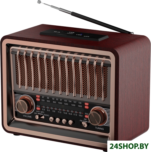 Радиоприемник Ritmix RPR-089 (красное дерево) Радиоприемник Ritmix RPR-089 (красное дерево)