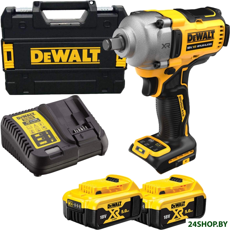 Гайковерт DeWalt DCF891P2T (с 2-мя АКБ, кейс) Гайковерт DeWalt DCF891P2T (с 2-мя АКБ, кейс)