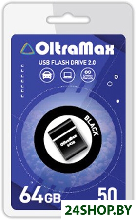 USB Flash Oltramax 50 64GB (черный) USB Flash Oltramax 50 64GB (черный)