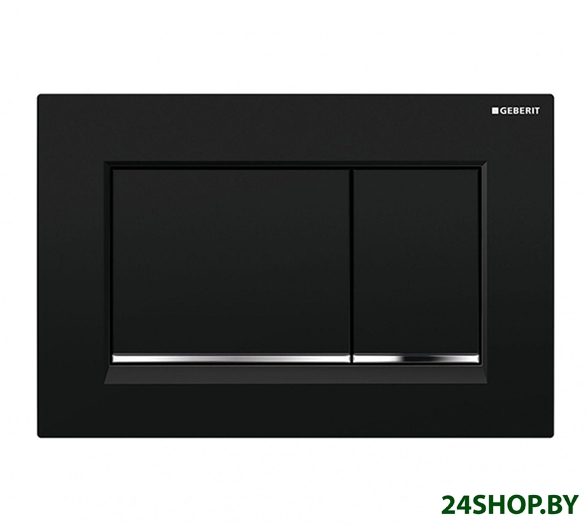Панель смыва Geberit Omega 30 115.080.KM.1 (черный/хром глянцевый) Панель смыва Geberit Omega 30 115.080.KM.1 (черный/хром глянцевый)