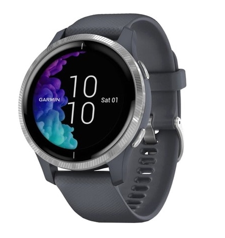Умные часы Garmin Venu (синий гранит/серебристый) Умные часы Garmin Venu (синий гранит/серебристый)