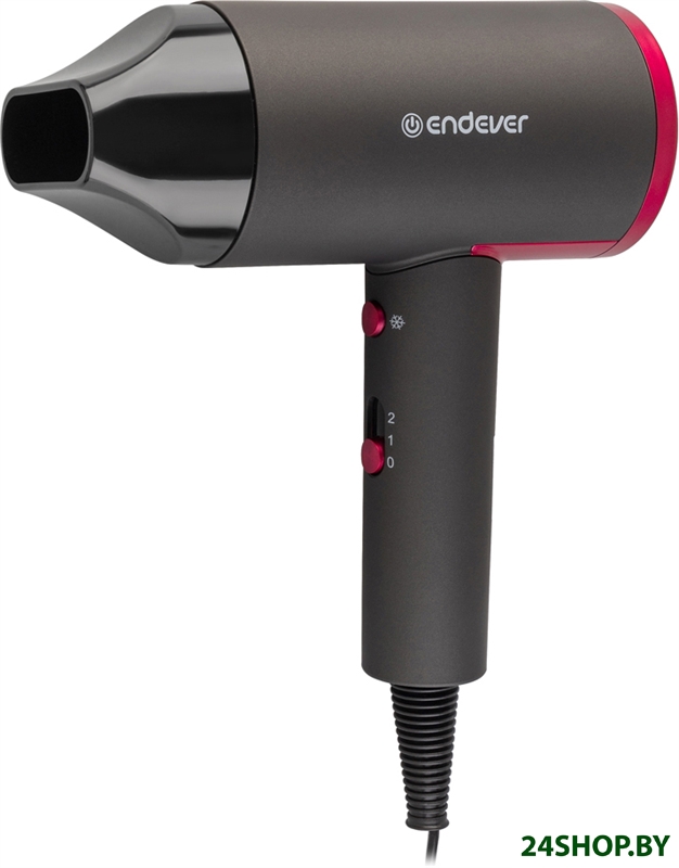 Фен Endever Aurora-479 (серый/розовый) Фен Endever Aurora-479 (серый/розовый)