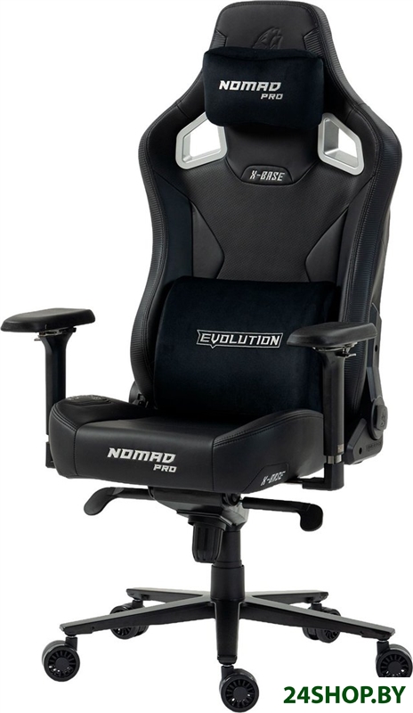 Игровое (геймерское) кресло Evolution Nomad PRO X-Base Black (черный) Игровое (геймерское) кресло Evolution Nomad PRO X-Base Black (черный)