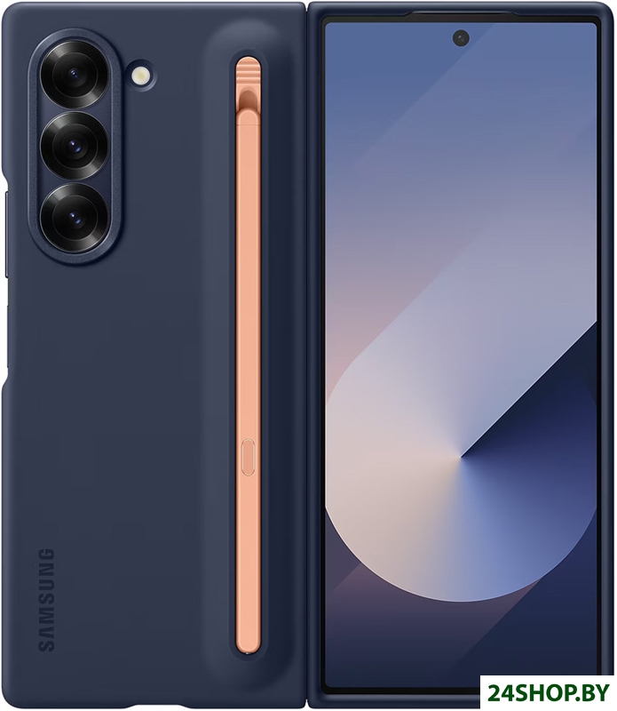 Чехол для телефона Samsung Case S Pen Case Galaxy Z Fold 6 (синий) Чехол для телефона Samsung Case S Pen Case Galaxy Z Fold 6 (синий)