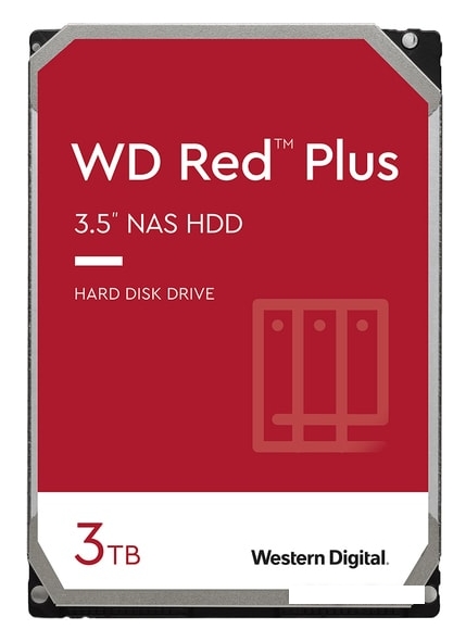 Жесткий диск WD Original SATA-III 3Tb WD30EFZX NAS Red Plus Жесткий диск WD Original SATA-III 3Tb WD30EFZX NAS Red Plus