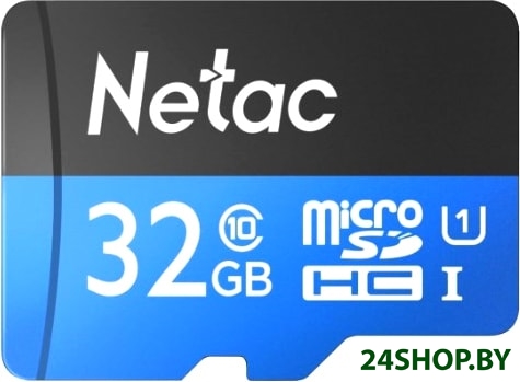 Карта памяти Netac P500 Standard 32GB NT02P500STN-032G-R + адаптер Карта памяти Netac P500 Standard 32GB NT02P500STN-032G-R + адаптер