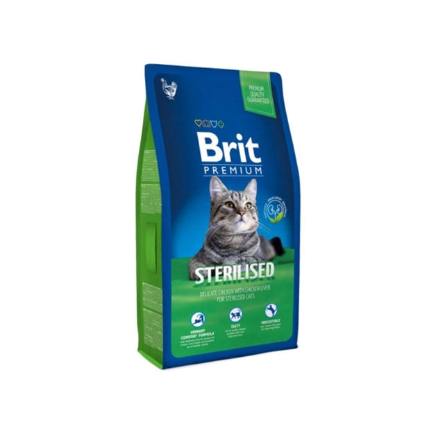 Сухой корм для кошек Brit Premium Cat Sterilised (8 кг) Сухой корм для кошек Brit Premium Cat Sterilised (8 кг)