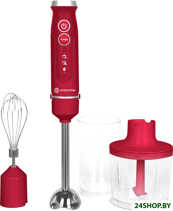 Погружной блендер Evolution HBS-1343 Red Погружной блендер Evolution HBS-1343 Red