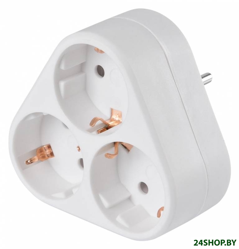 Сетевой разветвитель Buro BU-PS3VG-W (3 розетки) белый Сетевой разветвитель Buro BU-PS3VG-W (3 розетки) белый