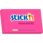 Картинка Блок самоклеящийся бумажный Stickn Hopax 21169 (малиновый)