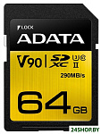 Картинка Карта памяти A-Data Premier ONE ASDX64GUII3CL10-C SDXC 64GB