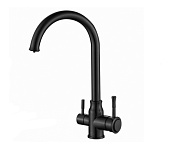 Картинка Смеситель ZorG Steel Hammer SH 763 INOX