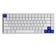 Картинка Клавиатура Akko 3084B Plus White & Blue (Akko CS Jelly Pink)