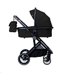 Картинка Коляска Bubago LIRA BD801 2 в 1 Black