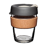 Картинка Многоразовый стакан KeepCup Brew Cork M Press 340мл (серый)