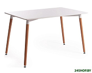 Картинка Кухонный стол TetChair John mod. T1001 White (Белый/Natural (натуральный)