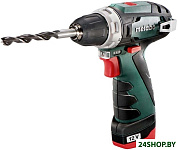 Картинка Дрель-шуруповерт Metabo PowerMaxx BS 600984000 (с 2-мя АКБ)