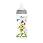 Картинка Бутылочка Chicco Well-Being Uni 330 мл (4м+) (с силиконовой соской) (00028637300000)