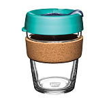 Картинка Многоразовый стакан KeepCup Brew Cork M Australis 340мл (бирюзовый)