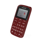 Картинка Кнопочный телефон Maxvi B7 (винный красный)